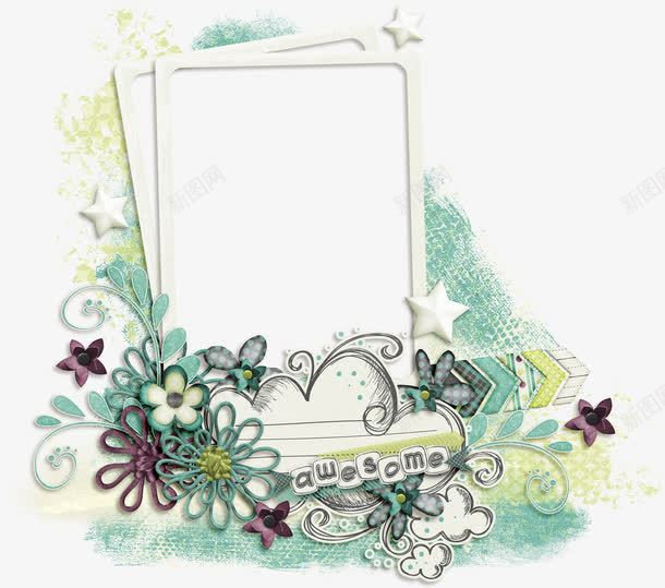 唯美相册边框png免抠素材_88icon https://88icon.com DIY相册 儿童影集 儿童相册 可爱相片边框 唯美 成长档案 成长纪念册 相册模板 相册装饰 相片边框 订制相册