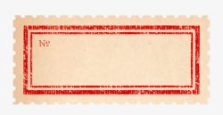 复古邮戳式边框纹理素材