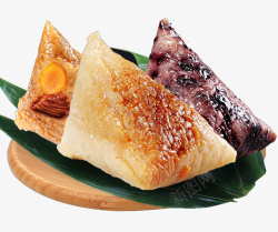 经典鲜肉粽多口味粽子高清图片
