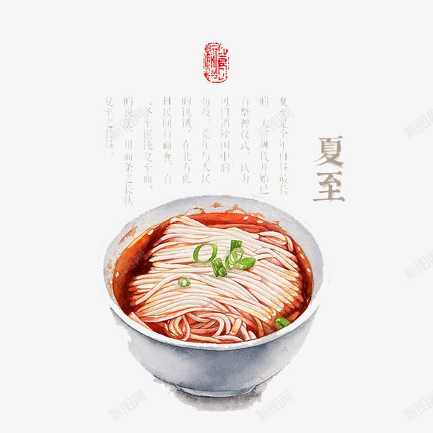 中国二十四节气和美食png免抠素材_88icon https://88icon.com 卡通 夏至 手绘 手绘插画 手绘素材 插画