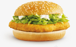 西式快餐美味的汉堡高清图片