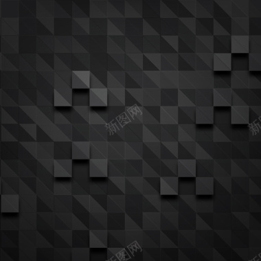 黑色时尚格子几何背景背景