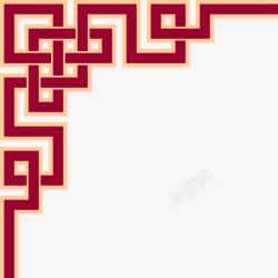 中式古典花纹边框图案素材