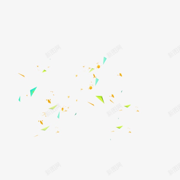 彩色小碎纸png免抠素材_88icon https://88icon.com 小碎纸 小纸屑 小纸片 彩色小碎纸 浅颜色 淡色 碎纸片