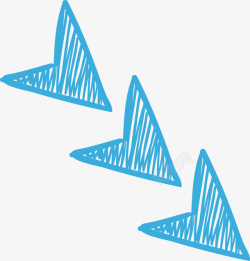 卡通的拉伸方向箭头矢量图素材