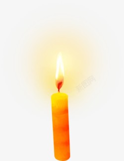 蜡烛火苗黄色蜡烛高清图片