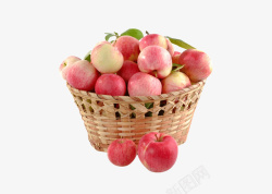 实物新鲜刚上市的红富士苹果素材