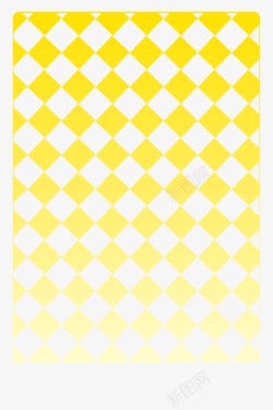 菱形格装饰图案黄色菱形底纹高清图片