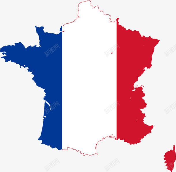 法国颜色地图png免抠素材_88icon https://88icon.com 形状 条纹 法国旅游 法国风情 白色 领土