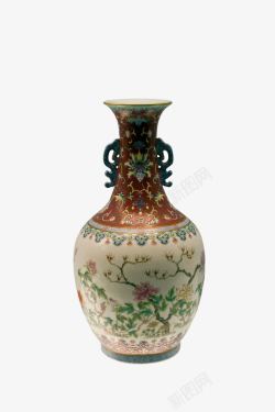 精美瓷器文物花瓶素材