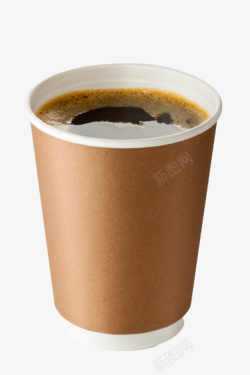 纸杯子实物咖啡解渴纸杯高清图片