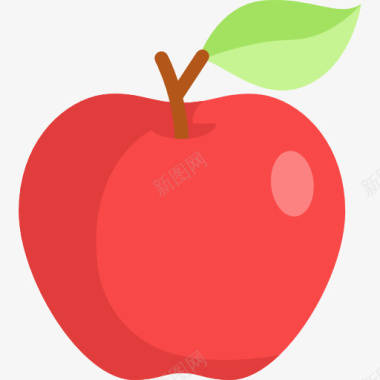 水果新鲜苹果标图标图标