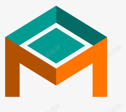 矢量B字母logo标志M字母LOGO图标图标