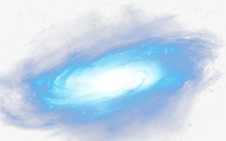 蓝色宇宙漩涡光效素材