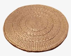 圆形编织竹垫素材