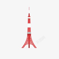 日本东京铁塔元素素材