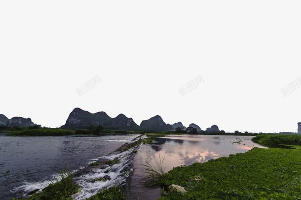 广西洋渡风景png免抠素材_88icon https://88icon.com 山水 旅游 美景 著名 风景