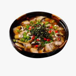 鲜辣非常好吃的藤椒烤鱼高清图片