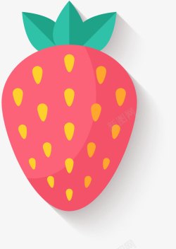 微立体草莓装饰图案素材