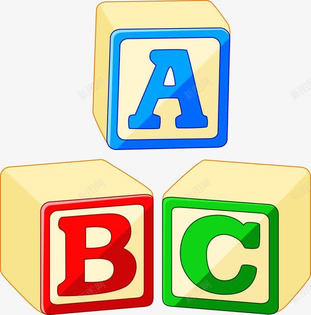 正方体ABCpng免抠素材_88icon https://88icon.com ABC 字母 正方体 英文字母