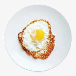 平底锅煎蛋一个煎蛋高清图片