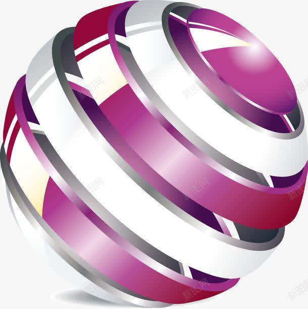 立体球场条纹立体球png免抠素材_88icon https://88icon.com 3D立体球 天猫立体球 彩色立体球 立体小球 立体球星 立体球球 粉色立体球