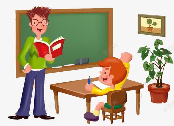 教室上课的学生png免抠素材_88icon https://88icon.com 上课 举手 儿童插画 卡通 卡通人物 卡通动物 可爱 学生 插画 故事插画