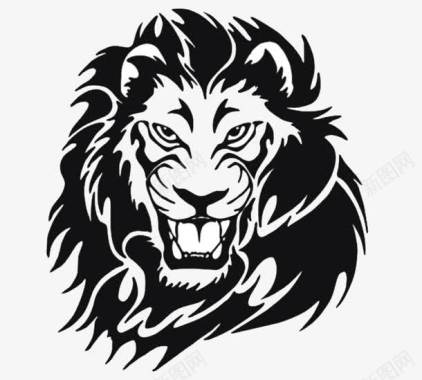纹样狮子狮子头商标图标图标