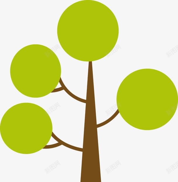 卡通新生的树木图png免抠素材_88icon https://88icon.com 卡通 叶子 大树 小树 成长过程 树 树木 树苗 植物 绿色 绿色植物 茁壮成长