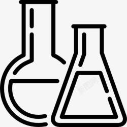 实验室烧瓶化学图标高清图片