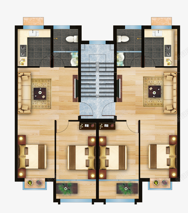 手绘家装平面户型图psd免抠素材_88icon https://88icon.com 室内 室内布置 室内平面图 家装 平面图 户型图 房间平面图 手绘 手绘户型图