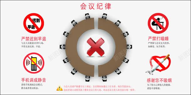 会议纪律展板psd免抠素材_88icon https://88icon.com nosmoking 严禁手机 会议 会议室 会议室会议纪律提示牌 会议纪律展板 圆桌会议 广告设计模板 手机静音 提示牌 海报设计 禁止吸烟 禁止图标 禁止打瞌睡 禁止迟到早退 纪律