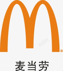 麦当劳三维标志麦当劳logo图标高清图片