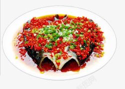美味热菜剁椒鱼头高清图片