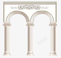 婚礼拱门设计欧式婚礼拱门高清图片