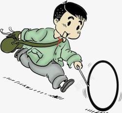 中国风男孩插画儿童高清图片