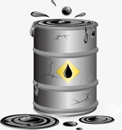 油桶设计石油工业矢量图高清图片