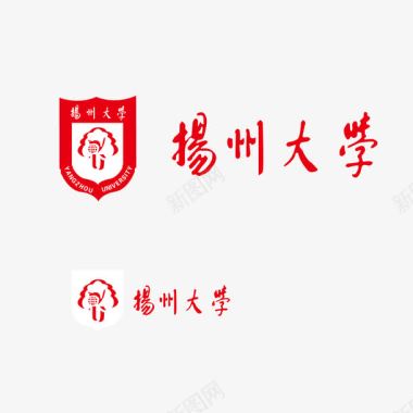 扬州大学logo矢量图图标图标
