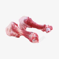 新鲜猪肉俩个大腿骨高清图片