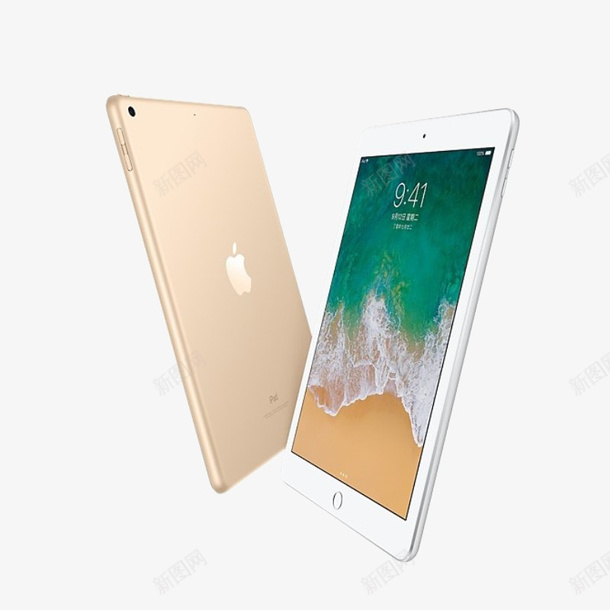 金色苹果iPadairpng免抠素材_88icon https://88icon.com 32GB 64GB Apple WIFI air 平板电脑 苹果air 苹果iPad 超薄97英寸 金色