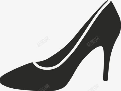 女性图标高跟鞋图标图标