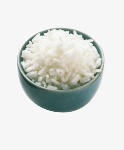 一小碗白色蒸米饭素材