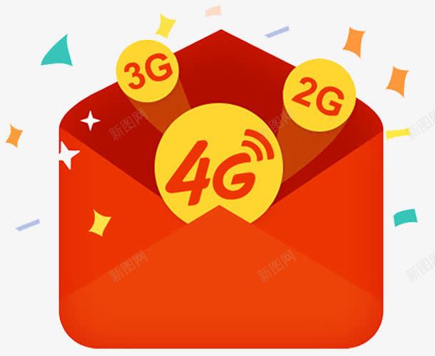 3G4G流量红包png免抠素材_88icon https://88icon.com 全民4G 台牌设计 流量 流量台牌 流量红包 福袋 红包 金币 钱袋