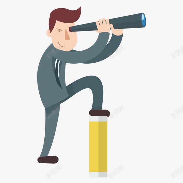 扁平化招聘人员png免抠素材_88icon https://88icon.com 人物望远镜 人物矢量 加入我们 卡通 可爱 扁平化招聘人员 望远镜 求才 诚聘合作