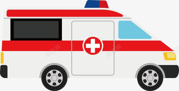 彩色救护车png免抠素材_88icon https://88icon.com 120 可爱 彩色 手绘的 救护车 漫画 矢量的 简单