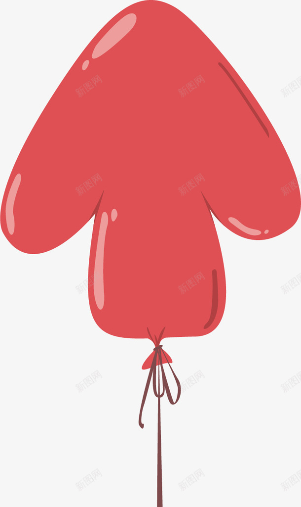 红色向上箭头矢量图ai免抠素材_88icon https://88icon.com 创意 卡通手绘 向上 指示 水彩 箭头 红色 矢量图