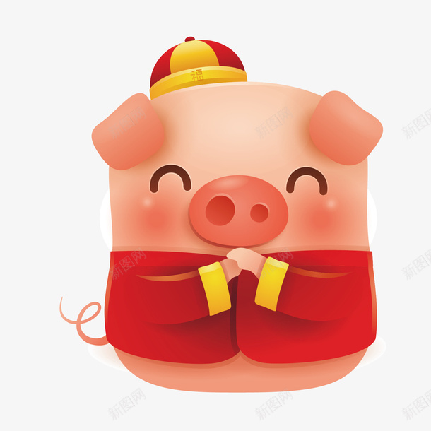 红色衣服小猪2019卡通png免抠素材_88icon https://88icon.com 2019 传统服装 动物 卡通 小猪 帽子 新年 猪年 红色衣服