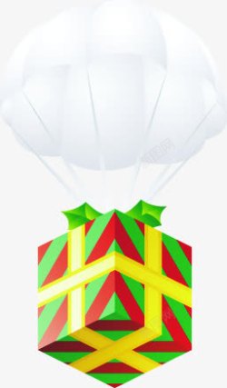 热气球创意礼盒卡通素材