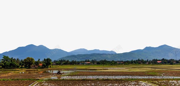 春耕春种png免抠素材_88icon https://88icon.com 农忙 农田 春耕 春耕节 景观 水田 远山