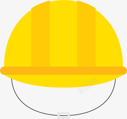 黄色安全头盔素材